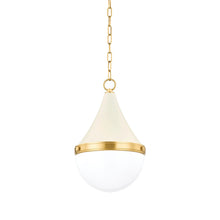 Load image into Gallery viewer, Ciara Pendant Light in Soft Cream (Small).