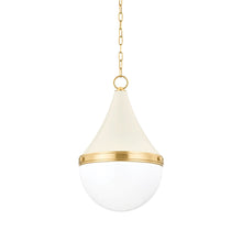 Load image into Gallery viewer, Ciara Pendant Light in Soft Cream (Large).
