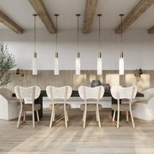 Load image into Gallery viewer, Corissa Pendant Light in dining room.