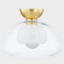 Load image into Gallery viewer, Cortney Semi Flush Mount Ceiling Light in Detail.