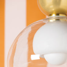 Load image into Gallery viewer, Cortney Semi Flush Mount Ceiling Light in Detail.