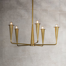 Load image into Gallery viewer, Danna Chandelier in Detail.
