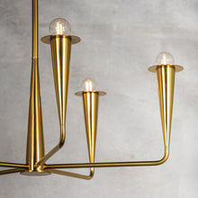 Load image into Gallery viewer, Danna Chandelier in Detail.