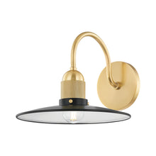 Load image into Gallery viewer, Leanna Wall Light in Soft Black.