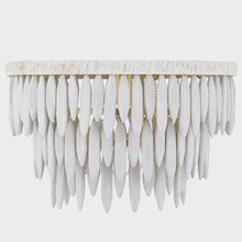 Load image into Gallery viewer, Tiffany Semi Flush Mount Ceiling Light in Detail.