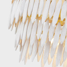 Load image into Gallery viewer, Tiffany Semi Flush Mount Ceiling Light in Detail.