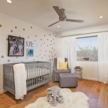 Load image into Gallery viewer, Altus 42-Inch Flush Mount Ceiling Fan in bedroom.