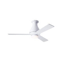 Load image into Gallery viewer, Altus 42-Inch Flush Mount Ceiling Fan in Gloss White/White (LED).