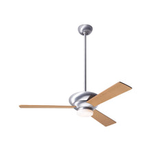 Load image into Gallery viewer, Altus 42-Inch LED Ceiling Fan in Brushed Aluminum/Maple (42-Inch).