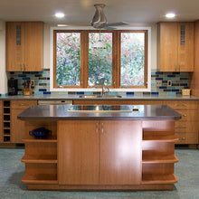 Load image into Gallery viewer, Altus 52-Inch Flush Mount Ceiling Fan in kitchen.