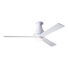 Load image into Gallery viewer, Altus 52-Inch Flush Mount Ceiling Fan in Gloss White/White (LED).