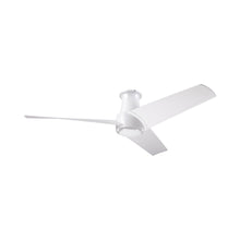 Load image into Gallery viewer, Ambit DC Flush Mount Ceiling Fan in Matte White (Matte White Blade).