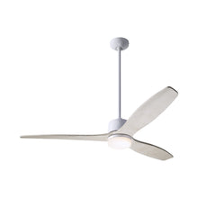 Load image into Gallery viewer, Arbor DC LED Ceiling Fan in Gloss White (Whitewash Blade).