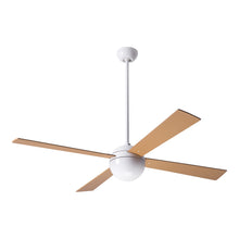 Load image into Gallery viewer, Ball 52-Inch Ceiling Fan in Gloss White/Maple (Non-LED).