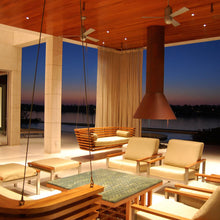 Load image into Gallery viewer, Cirrus DC Ceiling Fan in living room.