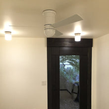 Load image into Gallery viewer, Cirrus DC Flush Mount Ceiling Fan in Detail.