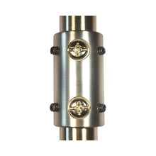 Load image into Gallery viewer, Down Rod Coupler in Bright Nickel.