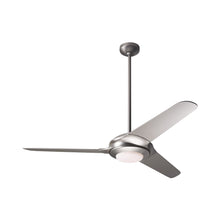 Load image into Gallery viewer, Flow LED Ceiling Fan in Matte Nickel (Nickel).