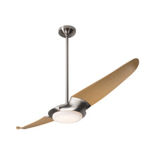 Load image into Gallery viewer, IC/Air 2 LED Ceiling Fan in Bright Nickel (Maple).