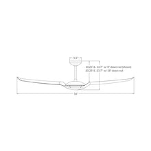 Load image into Gallery viewer, IC/Air 3 Ceiling Fan - line drawing.