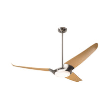 Load image into Gallery viewer, IC/Air 3 LED Ceiling Fan in Bright Nickel/Graywash.