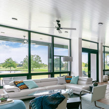 Load image into Gallery viewer, Industry DC Ceiling Fan in living room.