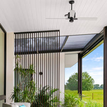 Load image into Gallery viewer, Industry DC Ceiling Fan in living room.