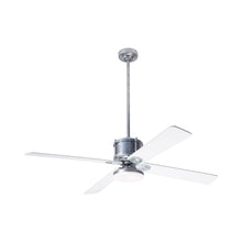 Load image into Gallery viewer, Industry DC LED Ceiling Fan in Galvanized/White.