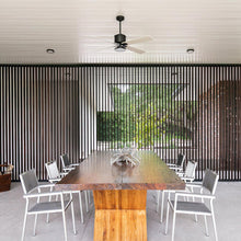 Load image into Gallery viewer, Industry DC LED Ceiling Fan in living room.