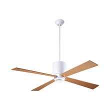 Load image into Gallery viewer, Lapa Ceiling Fan in Gloss White/Maple.
