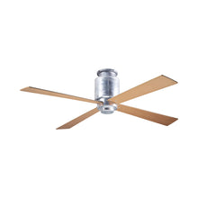 Load image into Gallery viewer, Lapa Flush Mount Ceiling Fan in Galvanized/Maple.