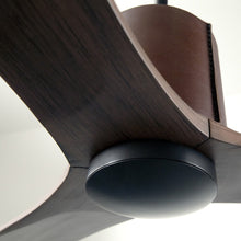 Load image into Gallery viewer, LeatherLuxe DC Ceiling Fan in Detail.