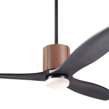 Load image into Gallery viewer, LeatherLuxe DC LED Ceiling Fan in Detail.