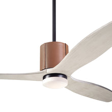 Load image into Gallery viewer, LeatherLuxe DC LED Ceiling Fan in Detail.
