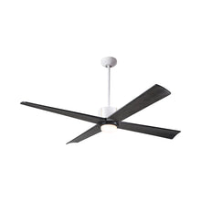 Load image into Gallery viewer, Nouveau DC LED Ceiling Fan in Matte White/Brass/Ebony.