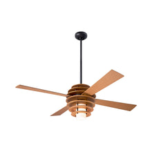 Load image into Gallery viewer, Stella LED Ceiling Fan in Maple/Dark Bronze/Maple.