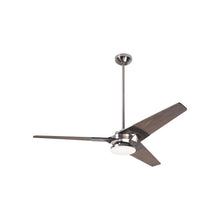 Load image into Gallery viewer, Torsion 52-Inch 20W LED Ceiling Fan in Bright Nickel/Graywash (52-Inch).
