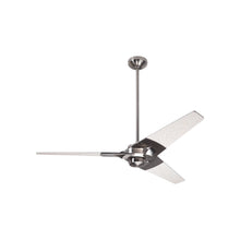Load image into Gallery viewer, Torsion 52-Inch Ceiling Fan in Bright Nickel/Whitewash (52-Inch).