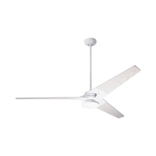 Load image into Gallery viewer, Torsion 62-Inch 20W LED Ceiling Fan in Gloss White/Whitewash (62-Inch).