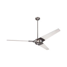 Load image into Gallery viewer, Torsion 62-Inch Ceiling Fan in Bright Nickel/Whitewash (62-Inch).