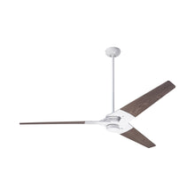 Load image into Gallery viewer, Torsion 62-Inch Ceiling Fan in Gloss White/Graywash (62-Inch).