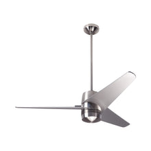 Load image into Gallery viewer, Velo DC Ceiling Fan in Bright Nickel/Nickel.