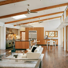 Load image into Gallery viewer, Velo DC Ceiling Fan in living room.