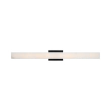 Load image into Gallery viewer, Lanza LED Bath Wall Light in Black (Large).