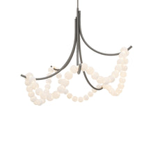 Load image into Gallery viewer, Parel LED Chandelier in Antique Nickel.