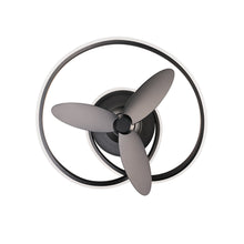 Load image into Gallery viewer, Veloce Outdoor LED Flush Mount Ceiling Fan in Detail.