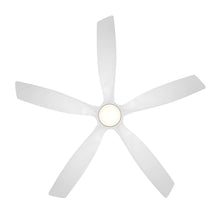 Load image into Gallery viewer, Zephyr Outdoor LED Downrod Ceiling Fan in Detail.