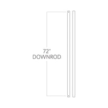 Load image into Gallery viewer, 72-Inch Downrod - line drawing.