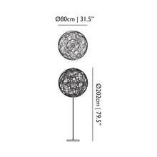 Load image into Gallery viewer, Random II Floor Lamp - line drawing.