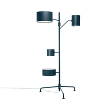 Load image into Gallery viewer, Statistocrat LED Floor Lamp in Sapphire Blue.
